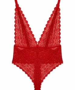 Bodies Wolf & Whistle Ariana Red Everyday Lace Body 9 Bodies Wolf & Whistle Ariana Red Everyday Lace Body