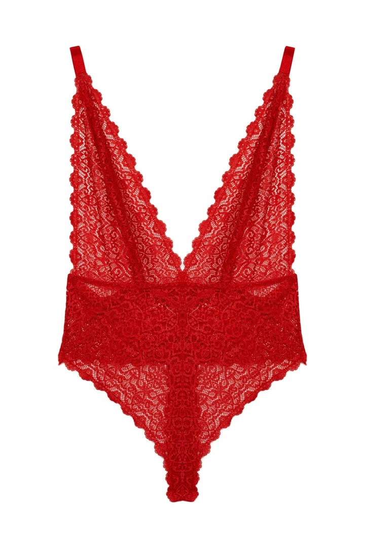 Bodies Wolf & Whistle Ariana Red Everyday Lace Body 6 Bodies Wolf & Whistle Ariana Red Everyday Lace Body