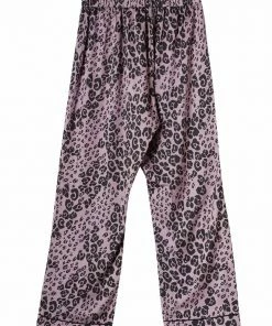 Wolf & Whistle Nightwear Kaylee Long Sleeve Lilac Animal PJs
