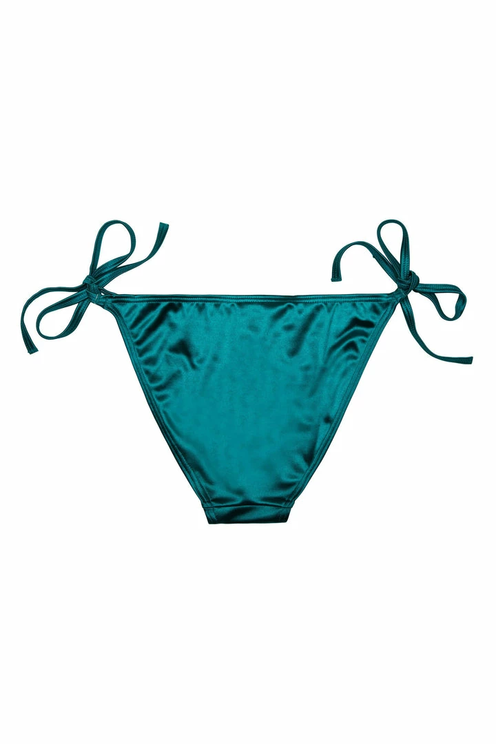 Wolf & Whistle Swimwear Hannah Teal Tie Side Bikini Brief 9 Wolf & Whistle Swimwear Hannah Teal Tie Side Bikini Brief