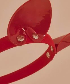 Regalia Cat Ear Headband Red Accessories