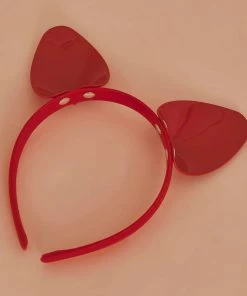 Regalia Cat Ear Headband Red Accessories