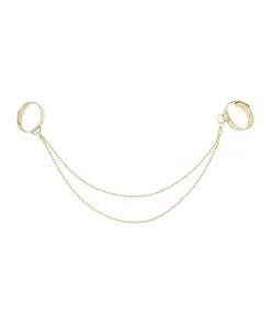 Regalia Gold Chain Detail Cuffs