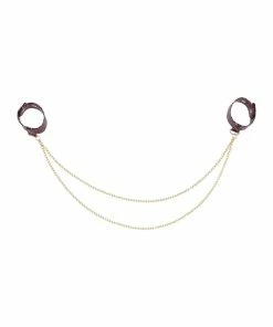 Regalia Purple Snake Chain Detail Cuffs