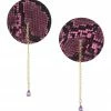 Regalia Purple Snake Chain Detail Nipple Pastie Erotic
