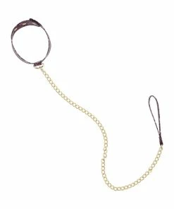 Regalia Purple Snake PU Collar With Lead