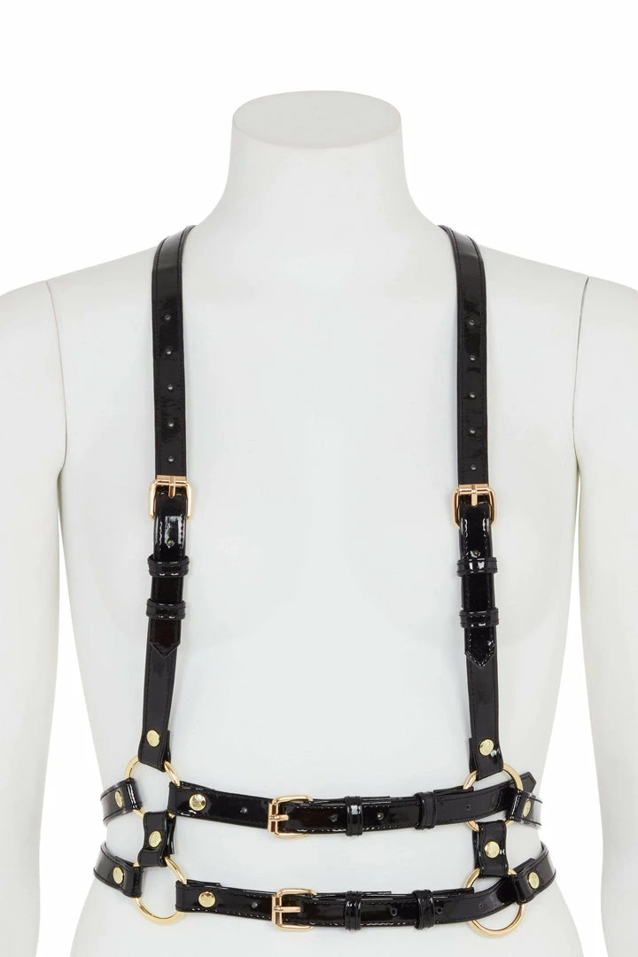 Regalia Black Chest Harness Erotic 9 Regalia Black Chest Harness Erotic