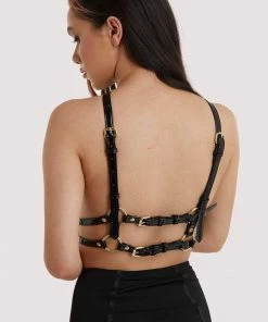Regalia Black Chest Harness Erotic 14 Regalia Black Chest Harness Erotic