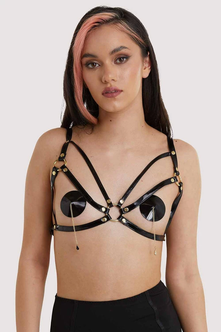 Regalia Open Harness Bra Black 4 Regalia Open Harness Bra Black