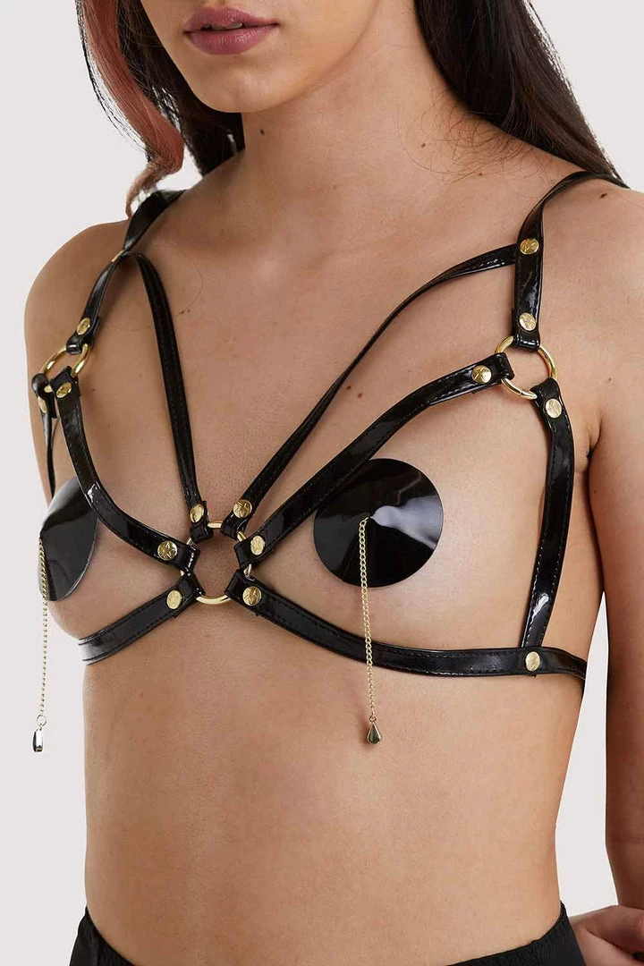Regalia Open Harness Bra Black 5 Regalia Open Harness Bra Black