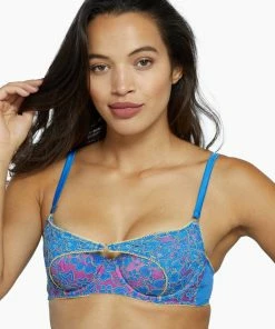 Regalia Outlet Aviyah Contrast Lace Panelled Bra