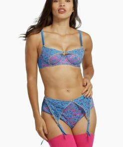 Regalia Outlet Aviyah Contrast Lace Panelled Bra