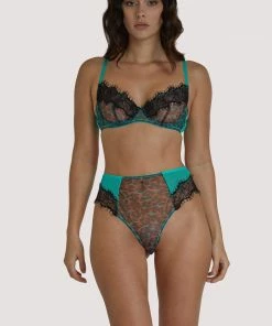 Regalia Harlow Leopard Plunge Bra