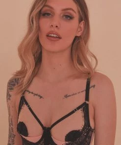 Regalia Samantha Eyelash Lace Quarter Cup Outlet