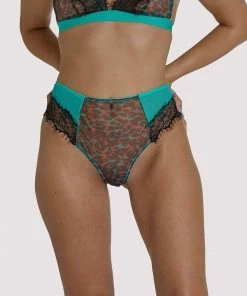 Regalia Outlet Harlow Leopard Multi High Waist Brief