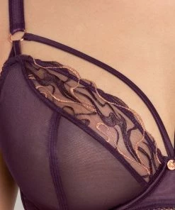 Scantilly Bras Fascinate Plum Plunge Bra