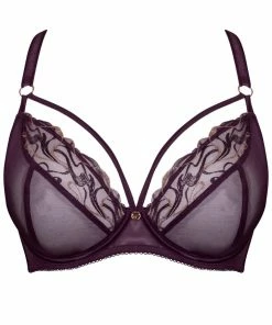 Scantilly Bras Fascinate Plum Plunge Bra 13 Scantilly Bras Fascinate Plum Plunge Bra