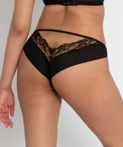 Scantilly Knickers Fascinate Black Brazilian Brief