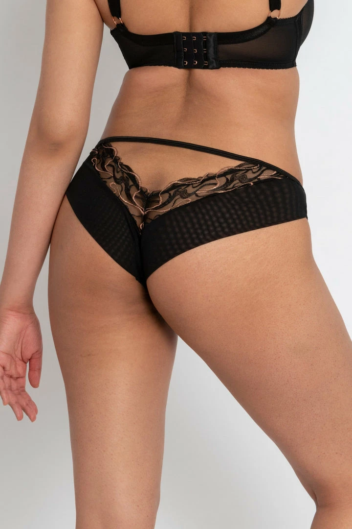 Scantilly Knickers Fascinate Black Brazilian Brief 4 Scantilly Knickers Fascinate Black Brazilian Brief