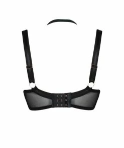 Scantilly By Curvy Kate Outlet Scantilly Black Harnessed Padded Half Cup Bra