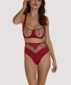 Scantilly By Curvy Kate Scantilly Fallen Angel Red Balcony Bra Outlet