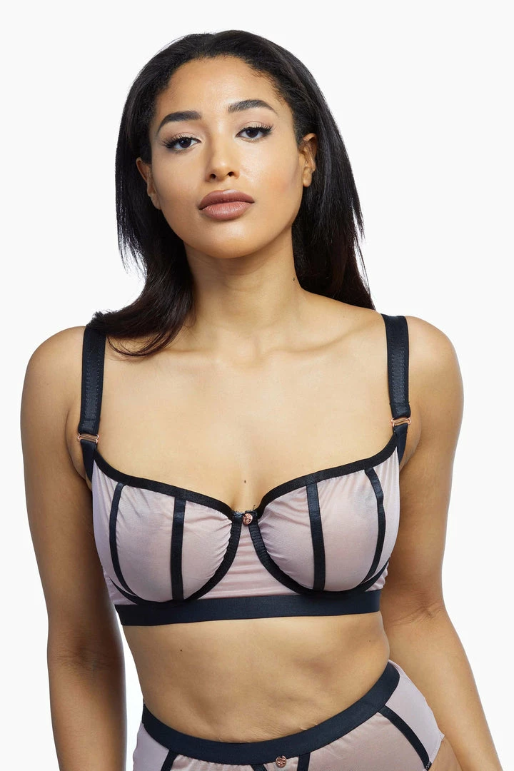 Scantilly By Curvy Kate Scantilly Sheer Chic Balcony Bra 3 Scantilly By Curvy Kate Scantilly Sheer Chic Balcony Bra
