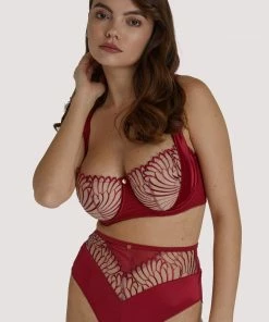 Scantilly By Curvy Kate Scantilly Fallen Angel Red High Waist Brief Outlet 13 Scantilly By Curvy Kate Scantilly Fallen Angel Red High Waist Brief Outlet
