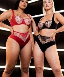 Scantilly By Curvy Kate Scantilly Fallen Angel Red High Waist Brief Outlet 14 Scantilly By Curvy Kate Scantilly Fallen Angel Red High Waist Brief Outlet