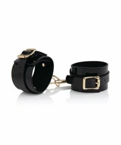 Soft Paris Intimate Play Dahlia Patent Leather Ankle Cuffs
