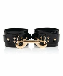 Soft Paris Intimate Play Dahlia Patent Leather Ankle Cuffs