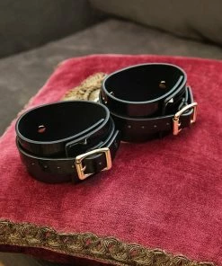 Soft Paris Intimate Play Dahlia Patent Leather Ankle Cuffs