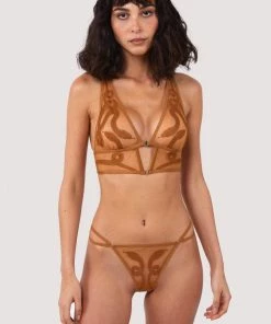 Thistle And Spire Erotic Medusa Liquid Gold Bralette