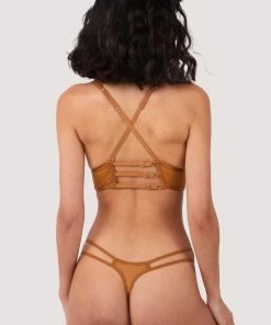Thistle And Spire Erotic Medusa Liquid Gold Bralette