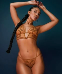 Thistle And Spire Knickers Medusa Liquid Gold Thong