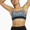 Wolf & Whistle Abstract Print Sports Bra With Strappy Back