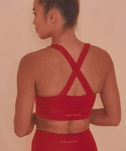 Wolf & Whistle Cross Back Bra Red 9 Wolf & Whistle Cross Back Bra Red