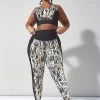Wolf & Whistle Curve Zebra Chain Leggings Outlet 1 Wolf & Whistle Curve Zebra Chain Leggings Outlet
