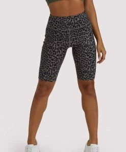 Wolf & Whistle Outlet Eco Dusty Olive Leopard Short