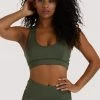 Wolf & Whistle Eco Dusty Olive Racer Back Bra