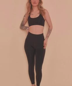 Wolf & Whistle Outlet High Waist Leggings Black