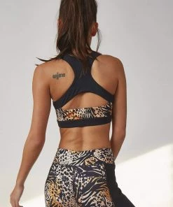 Wolf & Whistle Outlet Mixed Animal Racer Back Bra