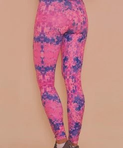 Wolf & Whistle Pink Marble Leggings