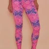 Wolf & Whistle Pink Marble Leggings