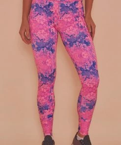 Wolf & Whistle Pink Marble Leggings