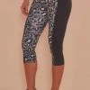 Wolf & Whistle Printed Crop Leggings Leopard