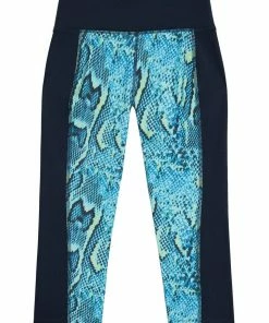 Wolf & Whistle Outlet Printed Crop Leggings Snake
