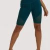 Wolf & Whistle Eco Teal Mesh Panel Shorts