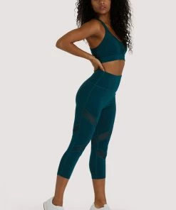 Wolf & Whistle Activewear Eco Teal Racer Back Sports Bra