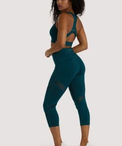 Wolf & Whistle Activewear Eco Teal Racer Back Sports Bra