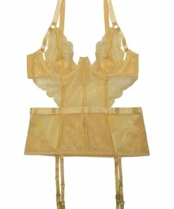 Wolf & Whistle Basques & Corsets Paola Lemon Lace Basque 11 Wolf & Whistle Basques & Corsets Paola Lemon Lace Basque